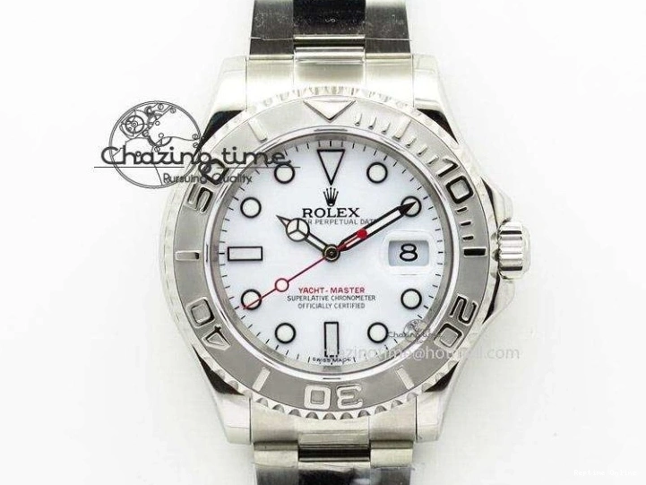 0523 Supportive Yacht-Master 116622 Silver Dial JF Best Edition On SS Bracelet SA3135 V 4032